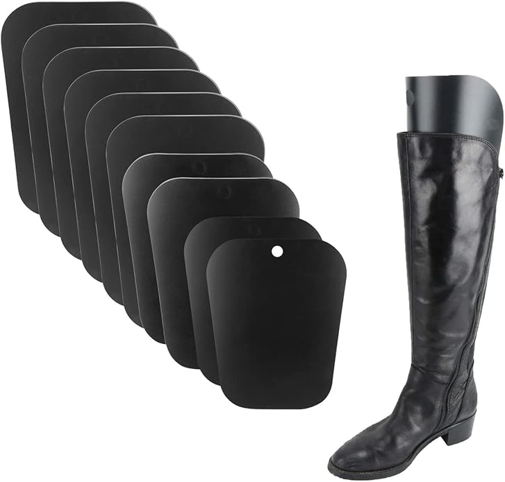 Homend 5 Pairs (10 Sheets) Boot Shaper Form Inserts Boots Tall Support for Women and Men