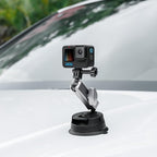 Suptig Suction Cup Mount, Car Camera Mount for Phone, Gopro, Canon, Nikon, Sony, Digital Cam, DJI Action 5 Pro, Insta360 X5/X4/X3, Insta360 Ace Pro, Suction Cup Camera Mount