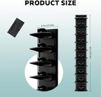 2Pack Upgraded Contour Fit Lock Hat Organizer for Baseball Cap,Hat Rack Strong Adhesive Hat Hangers for Wall Hold Up to 20 Ha