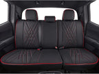 EKR Custom Fit Tacoma Rear Car Seat Covers for Select Toyota Tacoma 2016 2017 2018 2019 2020 2021 2022 2023 Access Cab - Seco
