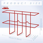 Nuenen 2 Packs MSDS Binder Holder Wall Mount MSDS Binder Rack Mounting Wire 3 Ring Storage for File Magazine Book Sheet Organ