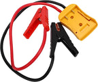 KIMISS Car Battery Jump Cable 8AWG Silicone Wire Heat Proof Automotive Jump Start Cable for SUVs Light Trucks (2FT)