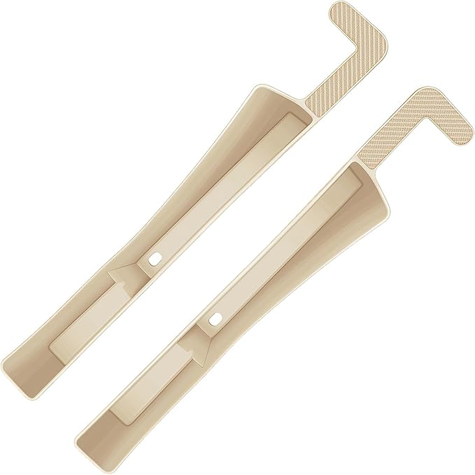 2PCS Car Seat Gap Filler, Vehicle Seat Organizer for Avoiding Dropped Items, Fill The Gap Between Seat and Console, No Drop Seats Guard for Coins Wallets Keys, Universal Car Accessories (Beige)