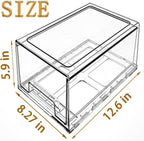 clear Drawer-Type Plastic Storage Box Bins Organizer，Family First Aid Kits Medicine cabinet Box Organizer,Closet ，Shelf，Ointm