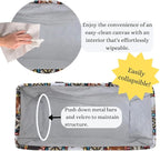 NGIL Extra Large Utility Tote Reusable Grocery Organizing Bag Oversized Collapsible for Storage, Picnic,Car, Beach (Tribal-black)