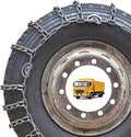 Set of 2 Snow Chains for Trucks & SUVs – Reinforced Anti-Skid Chains –Easy On and Off for Ice & Snow 9mm 315/70R22.5 9mm 7.50