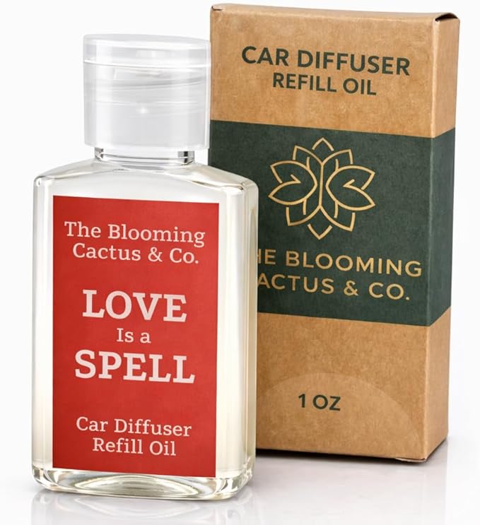 Car Diffuser Oil Refill 1 oz – Essential Oil Car Air Freshener Refill for Hanging Car Diffuser, Long Lasting Fragrance Oil, P