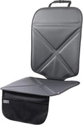 Car Seat Protector Leather Waterproof Child Safety Seat Protector Cover with Thick Pad and 2 Large Pockets Durable Kick Mat f