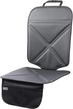 Car Seat Protector Leather Waterproof Child Safety Seat Protector Cover with Thick Pad and 2 Large Pockets Durable Kick Mat f