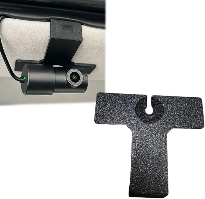 Rear Dash Camera Mount Compatible with 4Runner 2010-2024 5th Gen, Headliner Clip Bracket Stable Rear View Dash Cam Holder Left Right Install