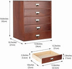 Large Wooden Drawer Rustic Desk Organizers and Accessories Wooden Storage Dox with Drawers Paper Storage Drawer Wood File Org