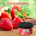 Car Air Freshener: Tilburg Strawberry Scent | Car Scents | Odor Eliminator Essential | Long-Lasting | Strong Fragrance | For 