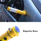 Multi-fuction Car Hammer Car Emergency Window Breaker and Seatbelt Cutter Car Escape Tool with Flashlight and Beacow Light