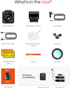 Vantrue E1 Pro 4K Mini Dash Cam Front, STARVIS 2 PlatePix HDR Night Vision Car Camera, Built-in 5G WiFi GPS, 1.54'' IPS Scree
