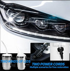 Headlight Restoration Kit, 800g Vapor Headlight Restoration Kit, Head Light Lens Restore Kit with 800g Repair Liquid for Repair Headlight Yellowing/Vague/Scratch/Oxidation