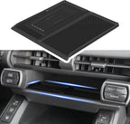 Wireless Charging Protective Mat for Toyota RAV4 2026, Silicone Anti-Slip Center Console Wireless Charger Cover Pad, Interior