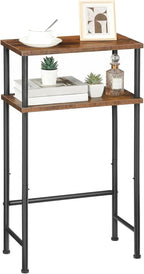 HOOBRO Floating Shelves for Wall, 15.7" Entryway Table with Storage, Hanging Storage Shelf with Metal Brackets, Skinny Consol