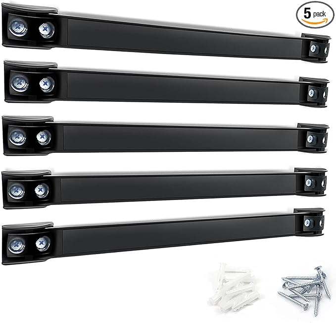DGSL Magnetic Tool Holder Strip 5 Pack, 16 In Heavy Duty Tool Organizer Magnetic Strip, Tool Magnet Bar For Garage Tool Organ