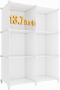 HOMIDEC XLarge Cube Storage Organizer,13.7 Inch Closet Organizer Storage Cabinet Shelf Bookshelf with Metal Hammer, Storage C