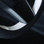 MEWANT Hand Stitched Steering Wheel Cover for Tesla Model 3 2017-2023 / Model Y 2020-2023 for Tesla Model 3/Y Accessories(3D Style)