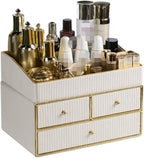 Bathroom Makeup Organizers, Drawer Type Desktop Cosmetic Storage Box Multi-Layer Office Jewelry Makeup Organizer Organizer fo