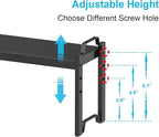 Narrow Expandable Cabinet Shelf Organizer 5.51" Width, Kitchen Counter Storage Shelves Spice Racks, Small Cupboard Countertop