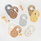 3 Sprouts Baby Closet Dividers 8-Piece Set Newborn to 2T - Double-Sided Organizer for Nursery Clothing Storage - Mushroom