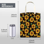 Car Trash Can, Cute Car Trash Bag, Hanging Car Organizer and Storage Bag, Trash Bin for Car Accessories, Vehicle, Travelling, Camping Cute Sunflower