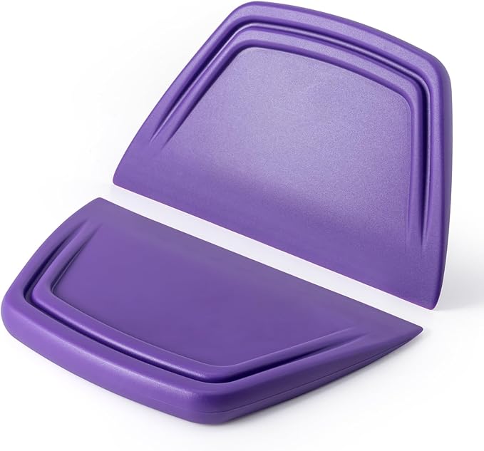 FOSHIO 2-Pack Purple PPF Squeegees, TPU Squeegee for Vinyl Car Window Tint Tools with Angled Blade for Bubble-Free Application, Paint Protection Film, Vinyl Wrap, Wallpaper Installation