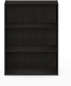 Furinno PASIR Book Shelf, 3-Tier Bookshelf, Storage Shelves Bookcase, 9.7 x 23.7 x 31.5, for Living Room, Bedroom, Home Offic