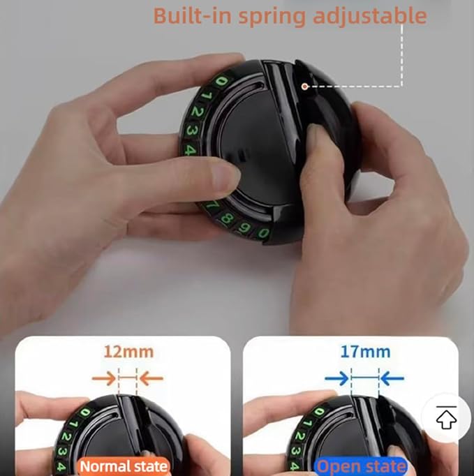 Upgrade Multifunction Car Anti Slip Mat with 360° Rotatable Phone Holder,Temporary Parking Number & Anti-Slip Dashboard Pad,M