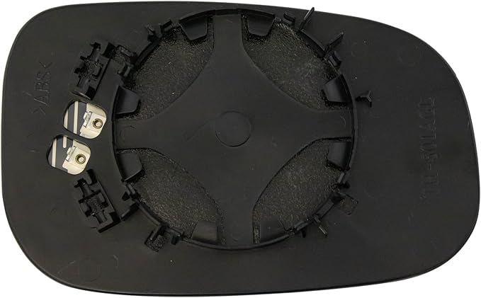 TRQ Left Driver Side Mirror Glass Heated Snap On Compatible with 2008-2013 Volvo C30 C70 2007-2011 S40 S80 V50 2007-2009 S60 