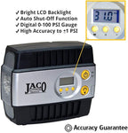 JACO SmartPro 12V Tire Inflator Air Compressor - Portable Automatic Digital Tire Pump (12-volt DC)