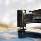 Titan Attachments Skid Steer Ice Scraper with Down Pressure, Pivoting Center Point, and Replaceable Notched Disc - Move Forward, Backward, and Side to Side for Efficient Snow and Material Removal