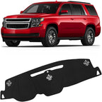 FIILINES Dash Cover Compatible with Chevy Chevrolet Tahoe Suburban/GMC Sierra Yukon 2015-2020 Dashboard Mat Cover Sunshade No
