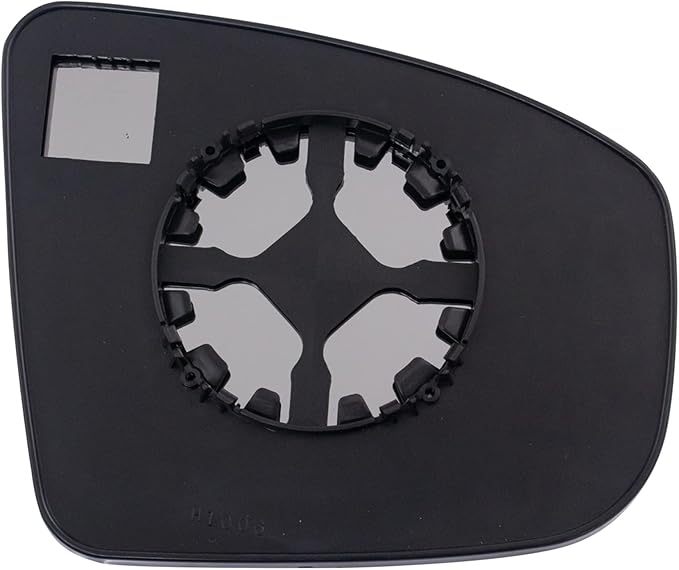 TRQ Driver Side Mirror Glass with Backing Plate Non-Heated Compatible with 2013-2016 Nissan Pathfinder NI1324111 NI1324118