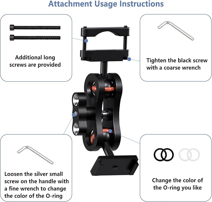Suitable for PRUVEEO Dash Cam Mount, Aluminum Rearview Mirror Mounting Bracket Kit, Compatible with PRUVEEO D30 Dash Cam D30