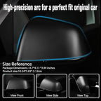 Model Y Side Mirror Cover, Mirror Cap 2 PCS Matt Black Rearview Mirror Cover for Model Y (2021-2024)