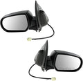 TRQ 2 Piece Driver and Passenger Side Mirror Assembly Set Electric Adjustment Non-Heated No Memory Textured Compatible with 2