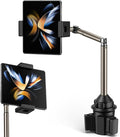 JSAUX Cup Holder Universal Mount for Foldable Phone, Car Truck Cradle Compatible With iPad Mini, Samsung Galaxy Z Fold 6/5/4,