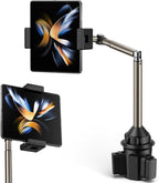 JSAUX Cup Holder Universal Mount for Foldable Phone, Car Truck Cradle Compatible With iPad Mini, Samsung Galaxy Z Fold 6/5/4,