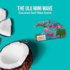 ulu Lagoon Hanging Car Air Freshener | Tropical Beach Coconut Surf Wax Scent Mini Wave | Long Lasting Car Freshener, Closet a
