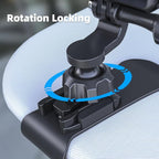 SUREWO Car Sun Visor Mount, Quick Clip Sun Visor Mount with Universal Ball J Hook Compatible with GoPro Hero 13 12 11 10 9 8 7 6 5 Black,DJI Osmo Action 5 pro/4/3,AKASO and More