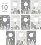Canopy Street Gender Neutral Closet Clothing Dividers/Trendy Mountain Closet Organizer for Boy Or Girl Newborn to 4T Clothes 