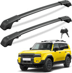 KINGGERI 300LBS Roof Rack Cross Bars Compatible with Toyota Land Cruiser 250 2024-2026 & Lexus GX550 2024 2025 (Not for Flush Rails), Lockable Aluminum Heavy Duty Crossbar Matte Rooftop Luggage