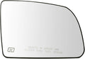 TRQ Passenger Side Mirror Glass Heated Compatible with 2008-2017 Toyota Sequoia SR5 2007-2011 Tundra SR5 2014-2016 Tundra SR 