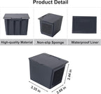 JKCOVER Center Console Coin Box Organizer Compatible with 2016-2020 2021 2022 2023 Toyota Tacoma Accessories Armrest Insert ABS Plastic Coin Holder Secondary Storage Box
