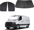 TINGLU Window Shades for Freightliner/Mercedes Benz Sprinter 1500 2500 3500 4500 2007-2026 Accessories Car Side Windshield Sun Shade Sun UV Rays & Privacy Protection for Camping 3PCS