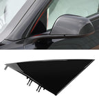 Jaronx Compatible with Tesla Mirror Triangle Cover Model 3 2017-2024, 1130655-00-D Model 3 Driver Side Mirror Triangle Trim, A-Pillar Applique Mirror Triangle Panel Trim For Tesla Model 3 Accessories