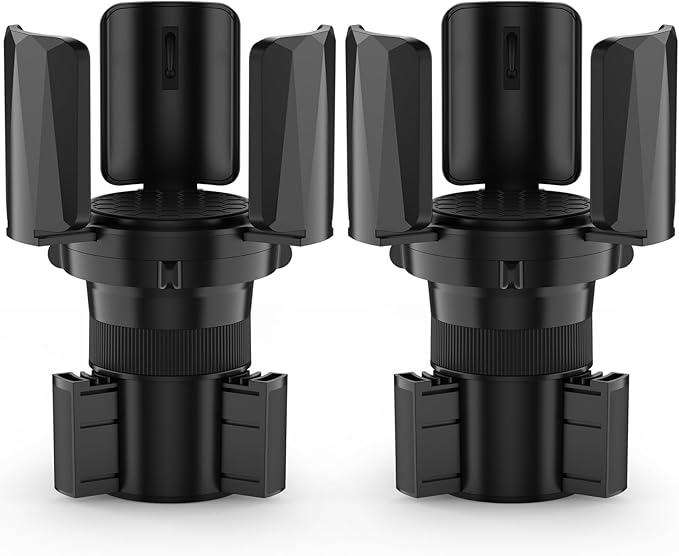 DYLEN Car Cup Holder Expander, Cup Holder Expander Adapter for Car with Adjustable Arms and Base, Fits Yeti, HydroFlask, Stan